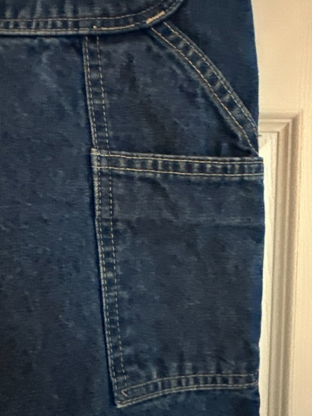 Carhartt FR Loose Fit Jeans Mens 40x34 Blue Medium Wash Utility Denim BD0013-FRM - Picture 2 of 10